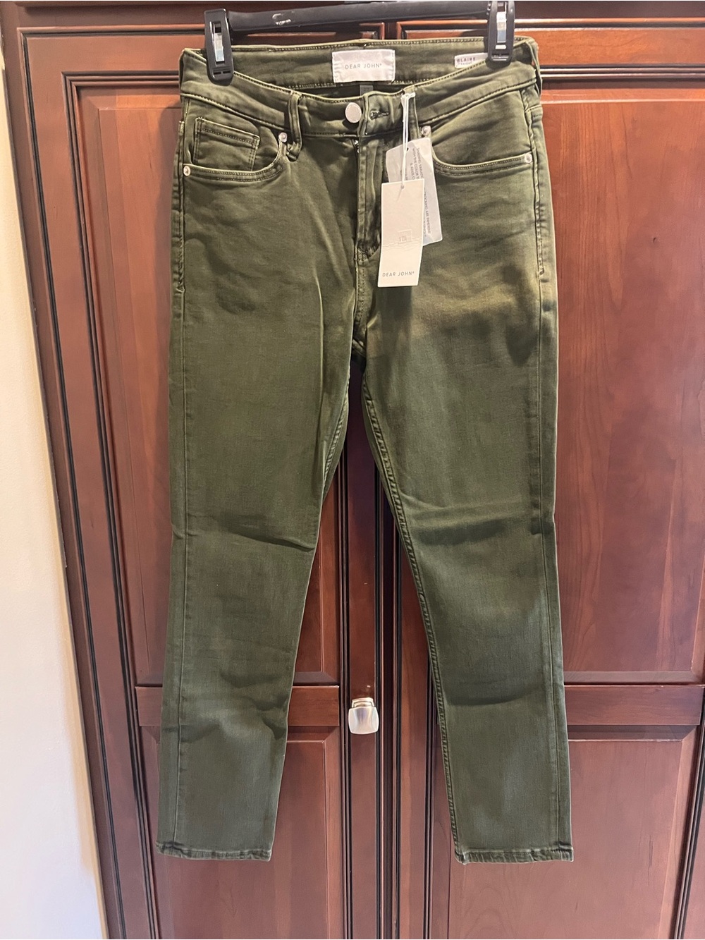 NWT Dear John Blaire Jeans Olive Green - 27